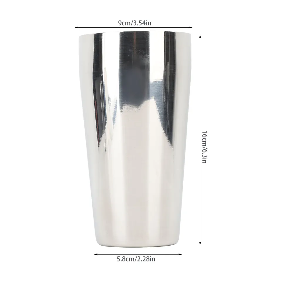 Tazza In Acciaio Inox Per Frullatore A Immersione, 750 Ml, Infrangibile, Lavabile In Lavastoviglie, Per Bar E Caffetterie
