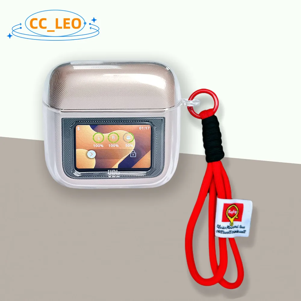 Clear Soft Protective Shockproof Case with Cute Lanyard Pendant