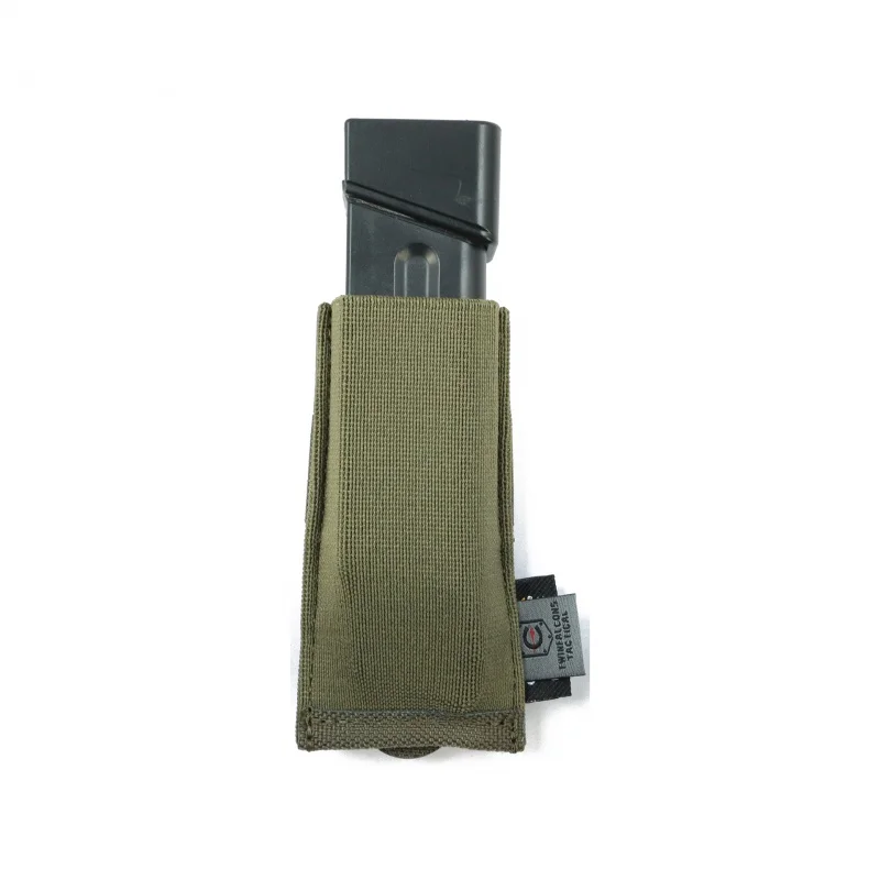 TWM094 TwinFalcons Tactical Elastic Single 9mm Mag Pouch