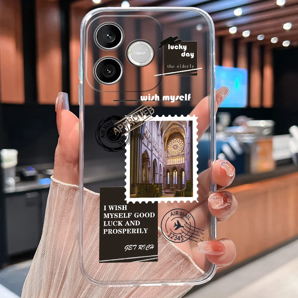 Refreshing Lemon Transparent Shockproof Soft TPU Silicone Phone Case