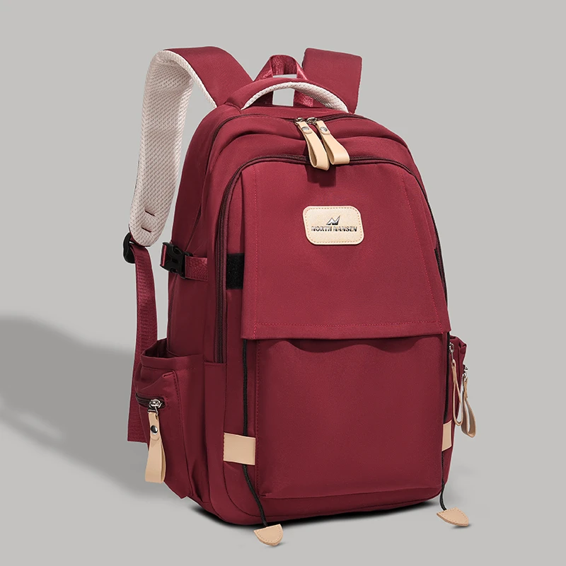 Men's large capacity multi compartment Backpack - adjustable strap, laptop compartment, suitable for travel, commuting, school,