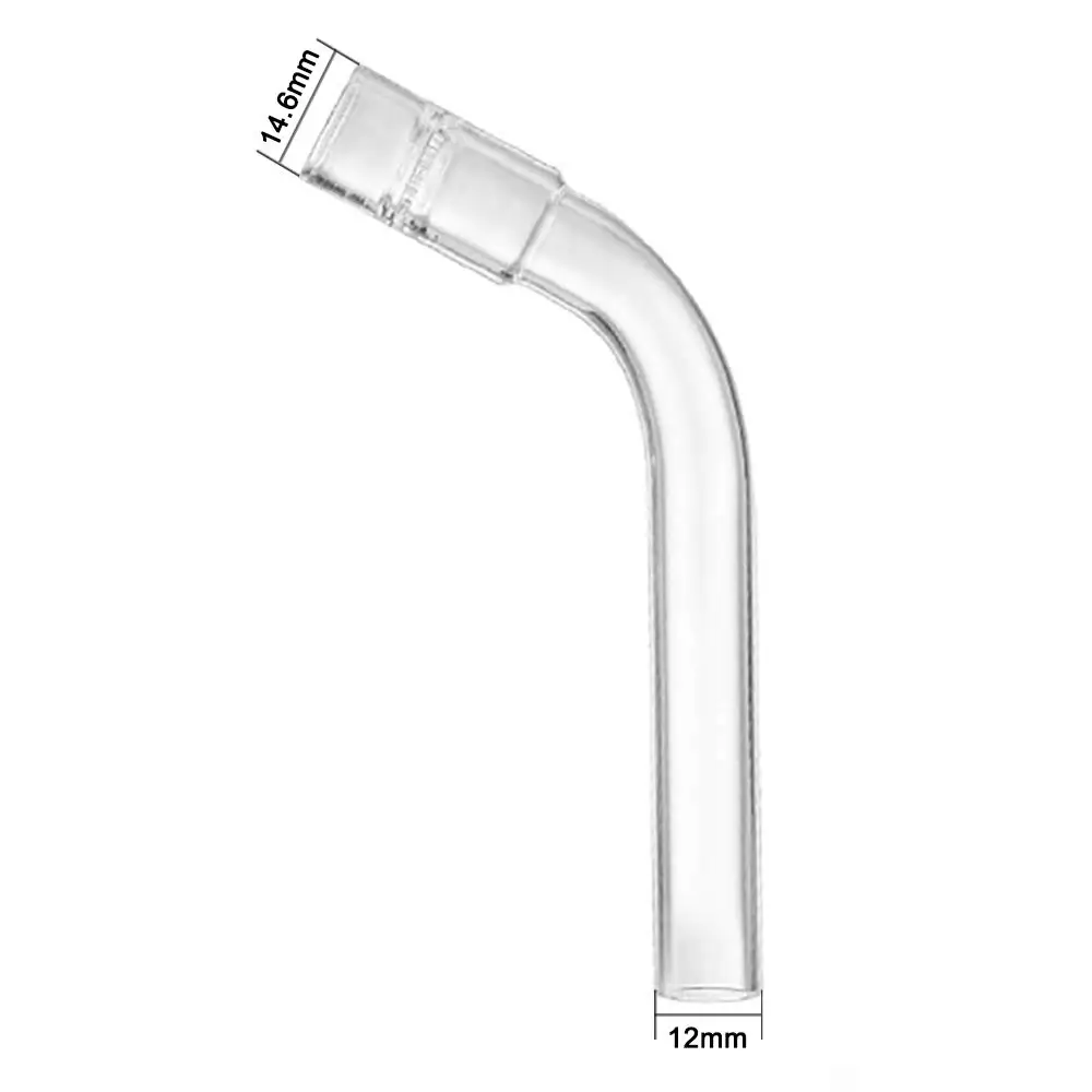 3pcs Air Solo Glass Stem Tube Replacement Accessories Stem for arizer Max 2 90mm Bent Curved hookah accessories glass tube straw