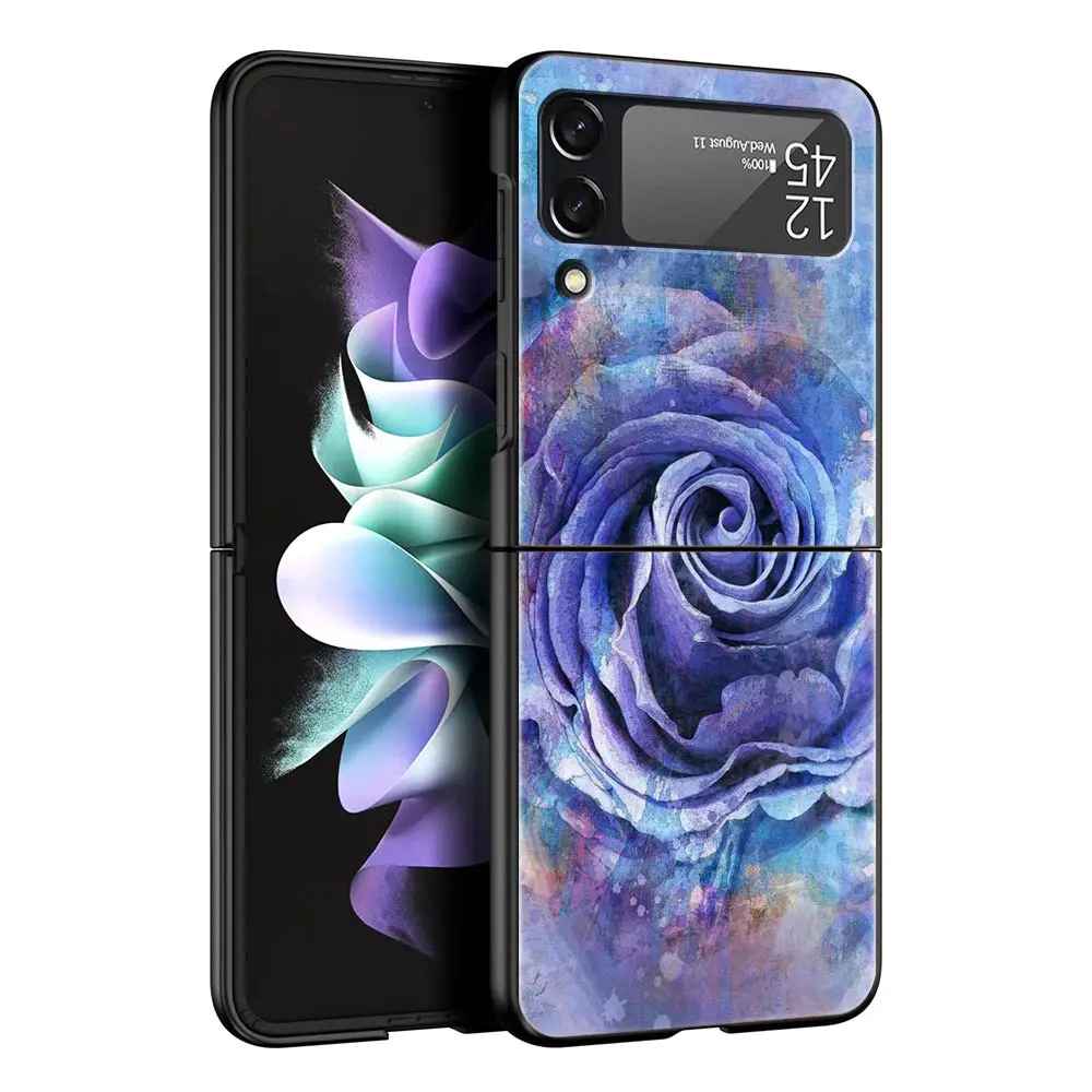 Elegant Red Roses Fashion Phone Case - Stylish Hard Folding Cover