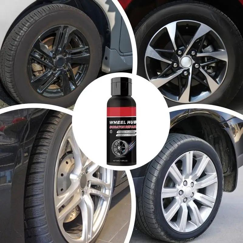 Car Rim Scratch Retreading Paste Auto Wheel Hub Care Paste Long-Lasting Tire Retreader For Small Car Sedan RV And Truck