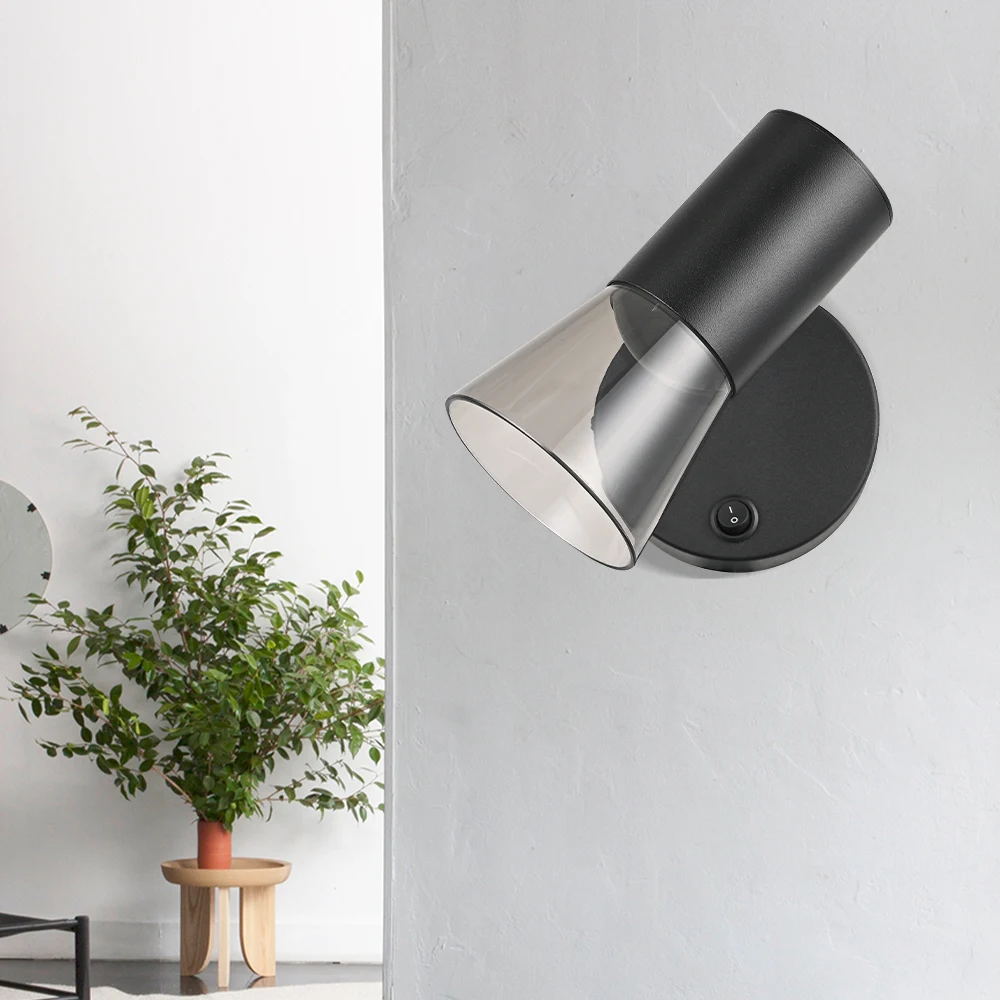 

LED Modern Wall Light Iron Art Restaurant Cafe Decoration Lamp Living Room Bedroom Aisle Stairs Bedside Home Decor