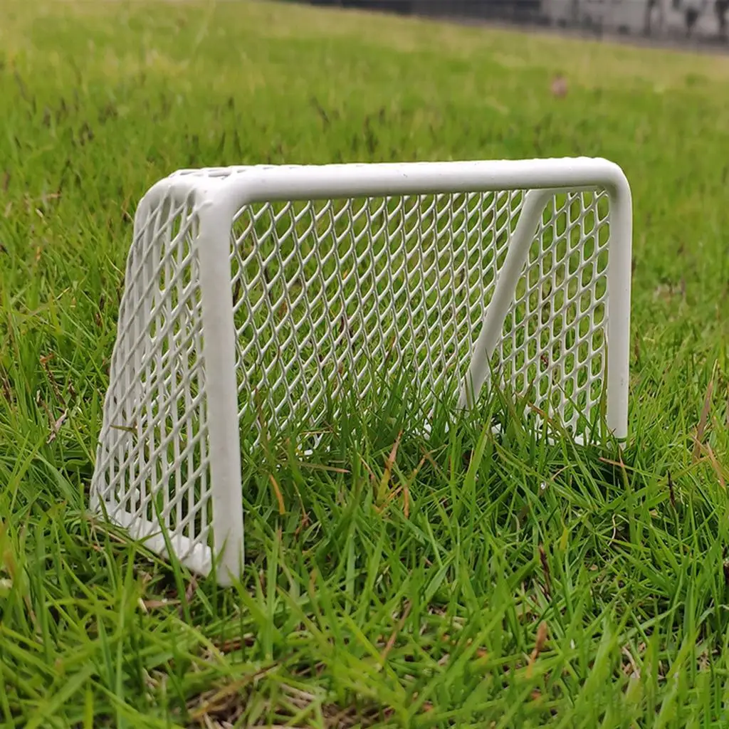 Funny Mini Soccer Goal DIY Birthday Cake Decoration Sports Model 11x6.5x6cm