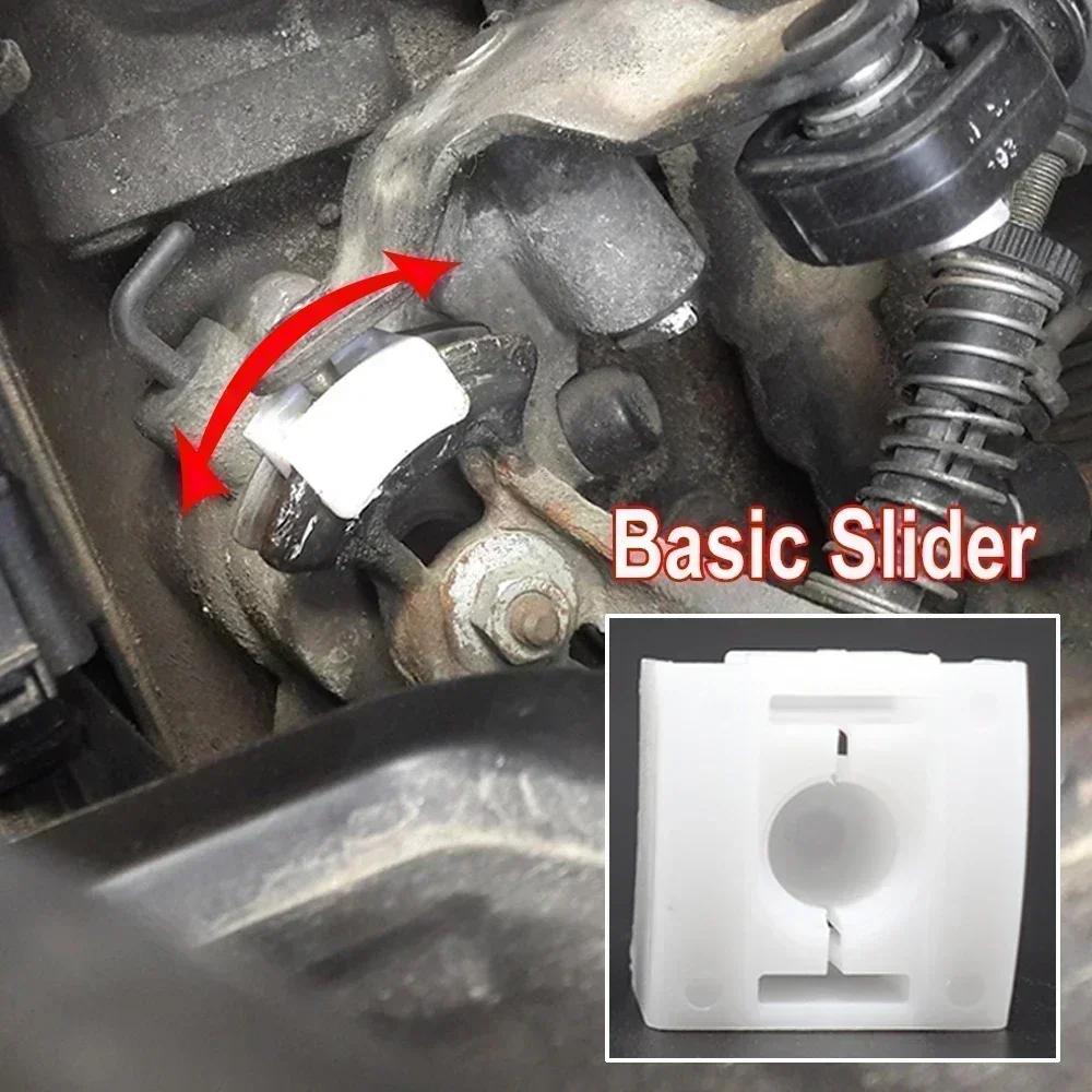 Gear Selector Wiring Lock Washer Shift Relay Lever Slide Bushing Kit Sliding Shoe Bearing Socket For Audi A2 8Z 2000 2001-2005