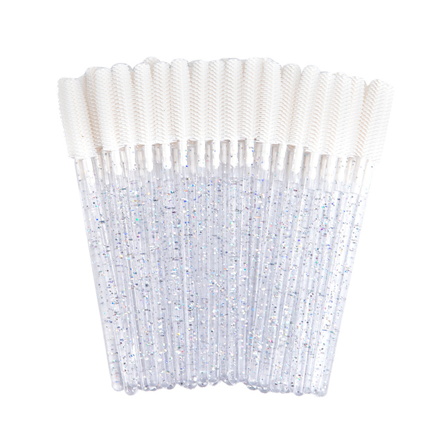 Extension Disposable Eyebrow brush Mascara Wand Applicator Spoolers Eye Lashes Cosmetic Brushes Set makeup tools