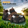 Lawn Aerator Spikes Shoes Garden Grass Cultivator Nail Shoe Loose Soil Spiked Sandals with 5 Adjustable Straps for All Size Shoe 3