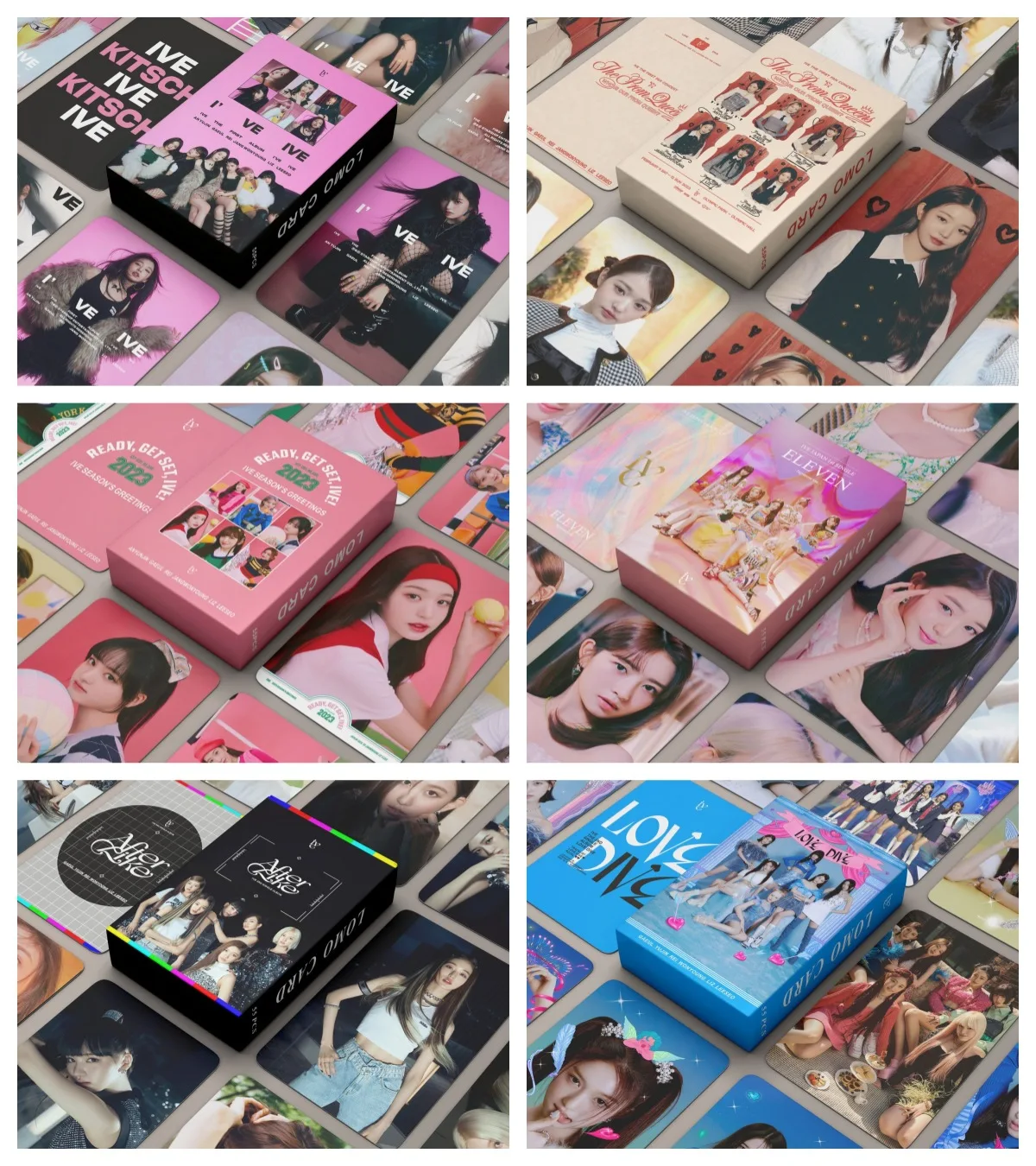 

55 шт./набор Kpop IVE LOMO открытки новый альбом После подобных Lomo открыток HD фотооткрытки для девочек фотооткрытка для поклонников коллекционный подарок