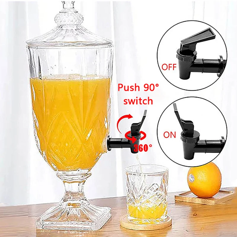 Replacement Faucet Water Dispenser Tap Set Plastic Spigot Bathroom Faucet Beverage Faucet Washing Machine Faucet Water Tap Faucet Wine Bottle Faucet 1PCS