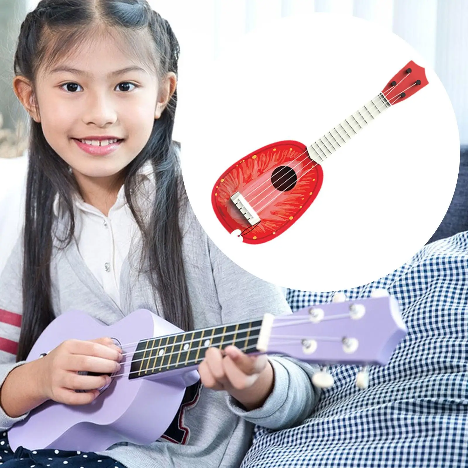 Kids Ukulele Toy Children Guitar Musical Toy for Child Aged 3+ Boys Girls Kids Ukulele Toy Children Guitar Musical Toy for Child Aged 3+ Boys Girls
