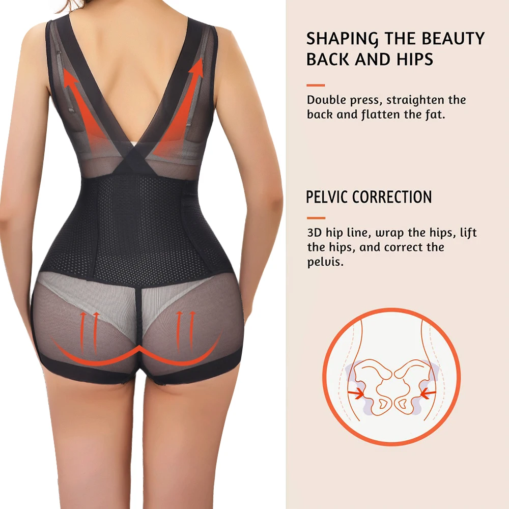 Women Body Shaper MISTHIN Bodysuit Full Body Shaper Colombian Salome Girdle Women Lose Weight Slim Down Tummy Control Underwear