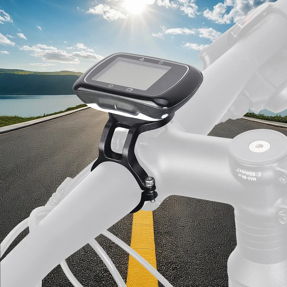Bike Handlebar Computer Holder Aluminum Alloy Speedometer Mount Bracket Lightweight for Garmin/Wahoo/Bryton/XOSS/IGPSPORT