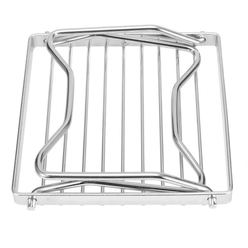 Camp Grill with Foldable Legs Stainless Steel Grill Grate Portable Grid for Backpacking Camping Hiking Picnic Travel Fish