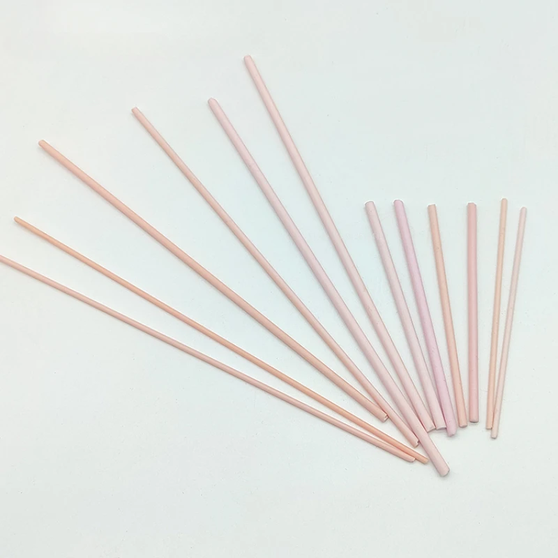 Diameter 2/3/4mm Pottery Corundum Pipe Hanging Burn Stick DIY Handwork Making Ceramic Jewelry Pendant Auxiliary Burn Kiln Tools