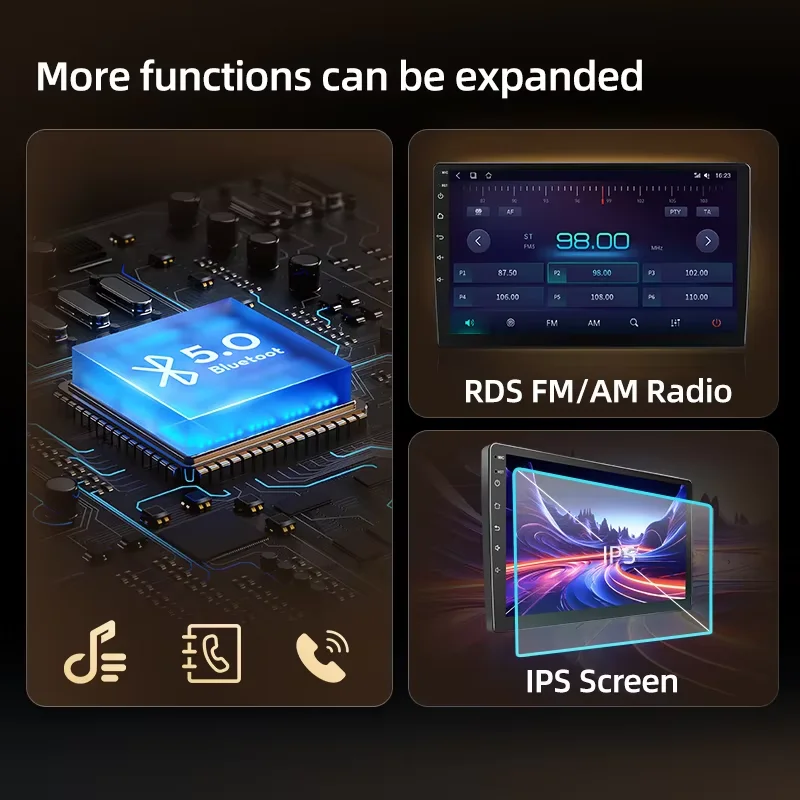 Junsun Radio para Auto con CarPlay Inalámbrico de 7 Pulgadas para Apple y Android Auto, para Audi A3 8P S3 RS3 2003-2012, Navegación GPS, SWC, Bluetooth, FM, RDS, DSP, Pantalla Táctil IPS, Sistemas Inteligentes para Auto, Voz AI, 4G, WiFi, 8 Núcleos, Plug&Play, Unidad Principal 5