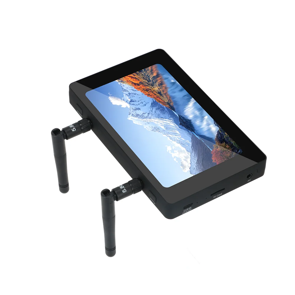 Moniteur FPV 5.8GHz 5 pouces DMKR avec DVR et batterie 4000mAh