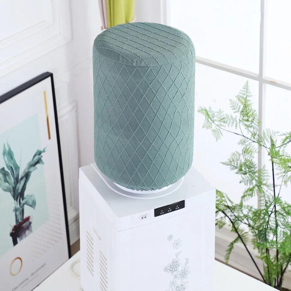 Dust-Proof Reusable Water Dispenser Cover - Durable Elastic Solid Color Sleeve