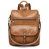Women Large Capacity Backpack Purses High Quality Leather Female Vintage Bag School Bags Travel Bagpack Ladies Bookbag Rucksack 1