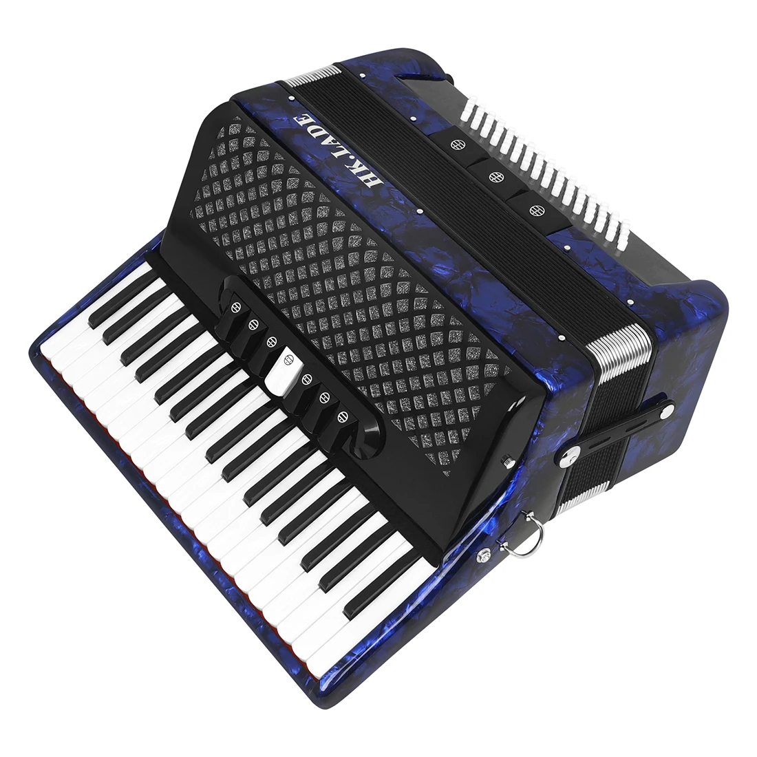 HK&middot;LADE Accordion 37 Keys 80 Bass Accordion With Strap Bag Professional Keyboard Instrument For Grading Performance/Teaching