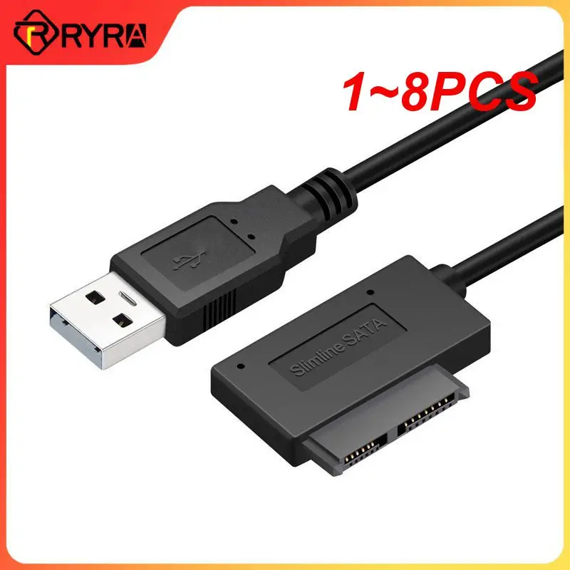 

1 ~ 8 шт. ноутбук USB 2,0 к Мини Sata II 7 + 6 13Pin адаптер конвертер кабель для ноутбука/DVD ROM тонкий приводной шнур для передачи данных