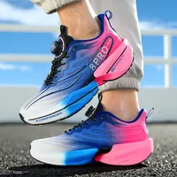 Marathon Carbon Plate Sports Running Shoes Men New Breathable Lightweight Mesh Sport Shoes Women Comfortable Nonskid Sneakers - Image 4