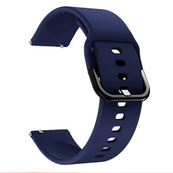 Enhanced Silicone Sport Strap, available in 20mm and 22mm sizes - Comfortable, Durable, and Stylish Bracelet Belt Replacement Wristband. - 1PCS 20MM (Blue 3)
