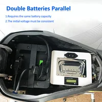 Batterie Super SOCO TS TC 17S 60V 30AH 40AH 50AH 60Ah de remplacement d'origine, directement compatible avec l'application Bluetooth, grande capacité + chargeur 5