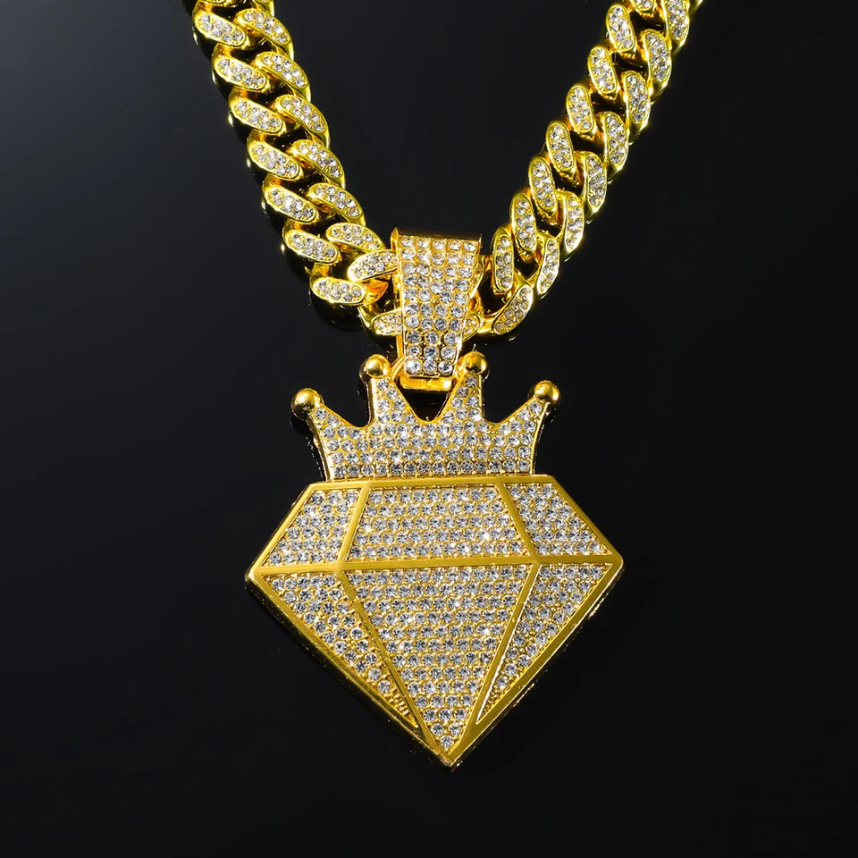 Colgante De Corona De Oro De 10K | Etsy