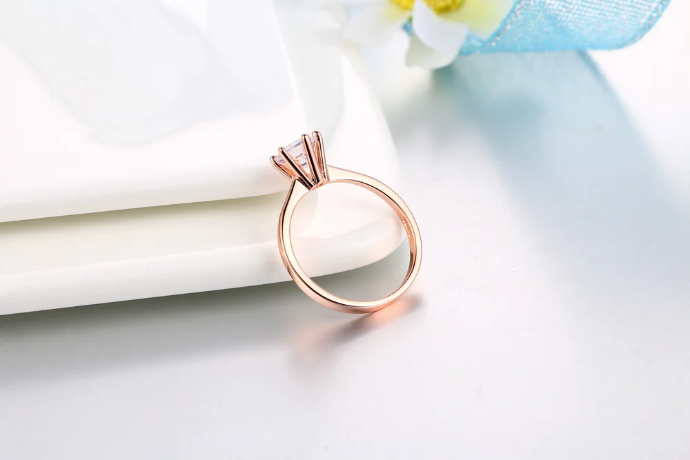 New Crystal Wedding Rings for Women Shiny Cubic Zirconia Women's Ring Engagement Promise Ring Gifts Fashion Jewelry KCR033 R064 – Detail 19