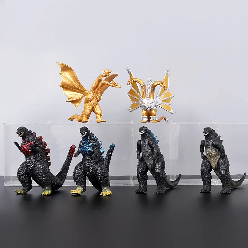 2024 New 10cm Godzilla VS Kingkong Gojira Soft Glue King