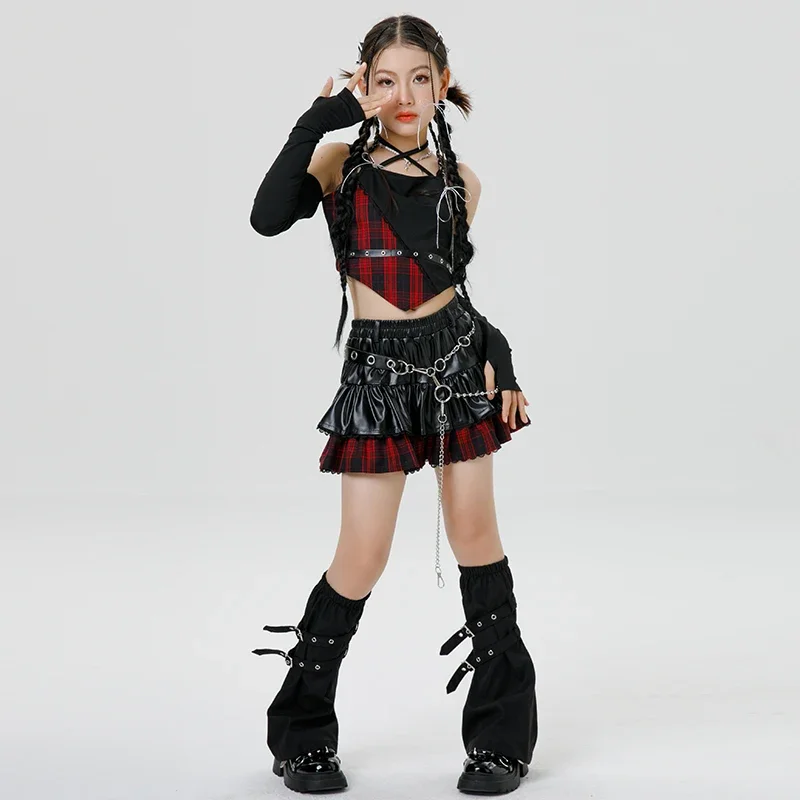 Korean Ive K-pop Stage Outfit Children Concert Outfits Hip-Hop