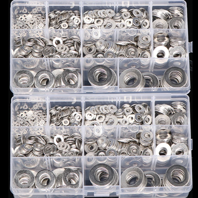 100 Rondelles Plates M3 En Acier Inoxydable 304 - Uxcell - Joints Entretoises 7x3x0.5mm