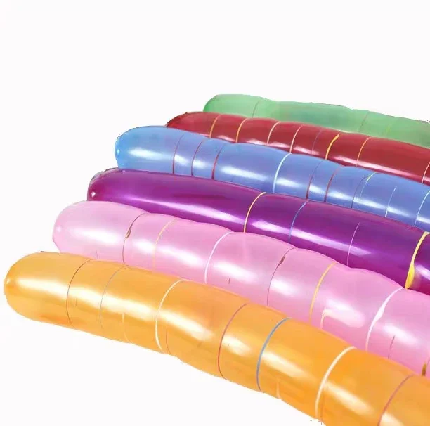 20/50PCS Multicolor Latex Balloons Kids Ourdoor Flying Long Strip Balloons Rocket Latex Classic Air Balls Birthday Party Decor 3