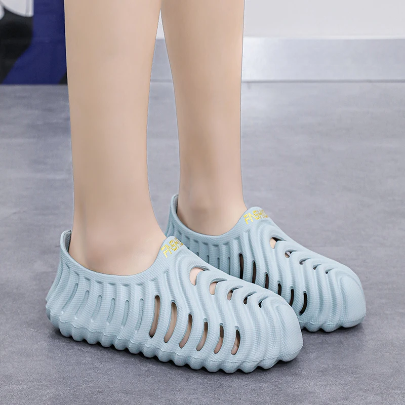 صنادل رجالية عصرية من مادة إي في إيه، أحذية شاطئ مريحة وخفيفة الوزن للرجال، أحذية مائية غير قابلة للانزلاق، أحذية رياضية كاجوال للمشي قابلة للتنفس