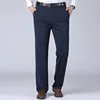 Men's Business Pants Big Size 52 Elastic Waist Straight Suit Pants Formal Work Long Pants Large Size Loose Casual Trousers 3