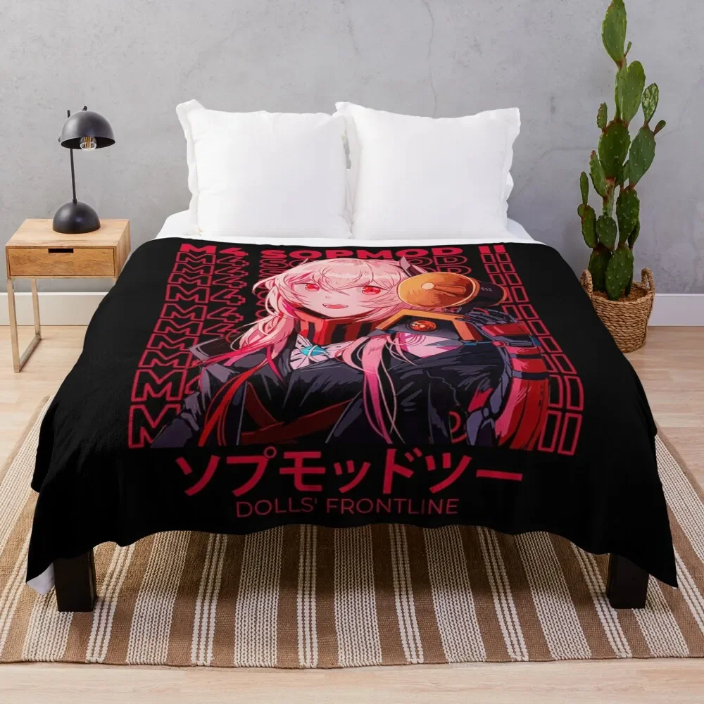 

M4 SOPMOD II - Dolls Frontline Throw Blanket Fluffys Large For Sofa Thin Blankets