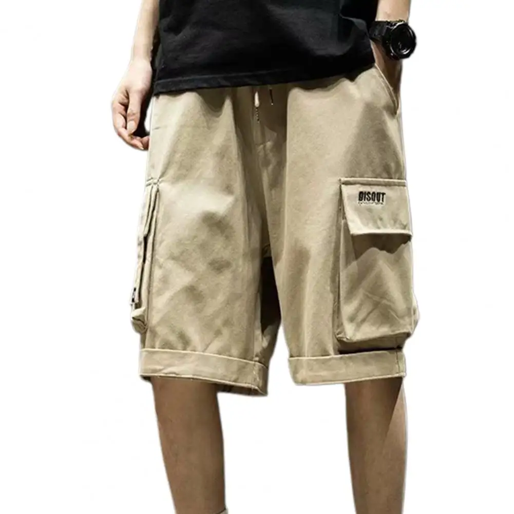 

Korean Fashion Casual Shorts for Men Comfortable Sweatshorts Running Hip Hop Loose Clothing Male Military Green Tactical Shorts