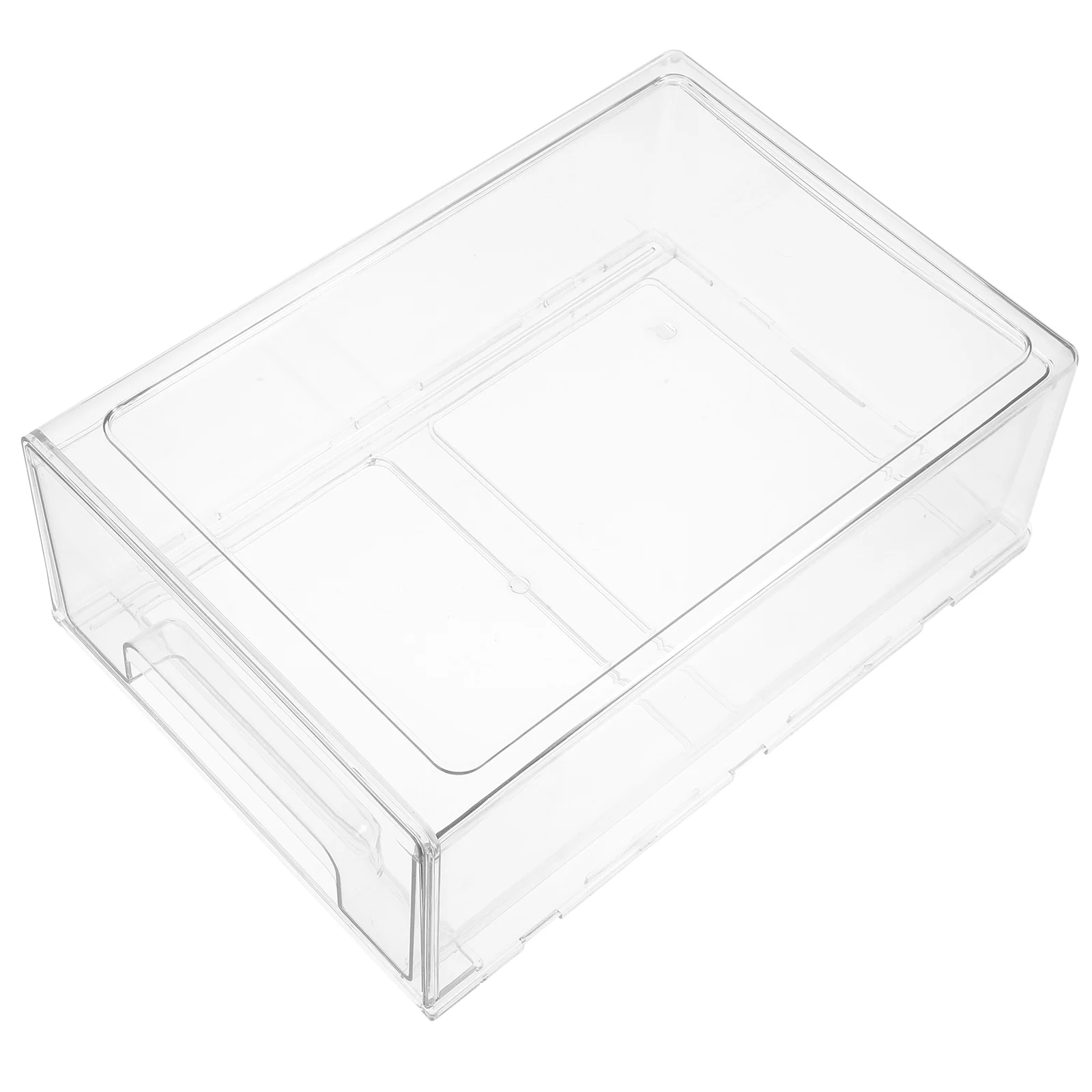 

Drawer Storage Box Desktop Drawers Large Makeup Container Organizer The Pet Plastic with Bins for Practical Office