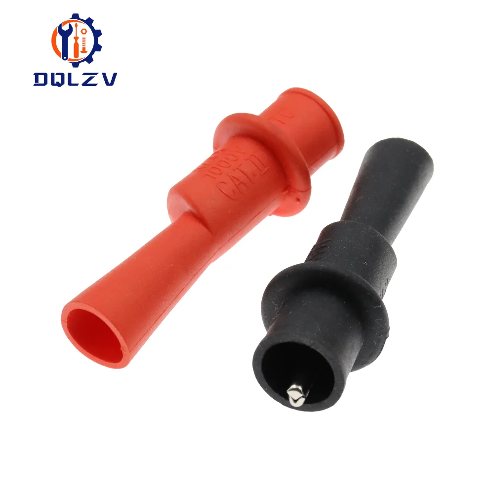 Crocodile Alligator Clips Clamps for Multimeter Tester Probe Insulated Crocodile Test Clip Connector 2PCS