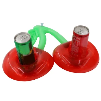 Inflatable Cup Holder Cherry Drink Stand Swimming Pool Bar Toy Float Coasters for Summer Holiday Accessories 5