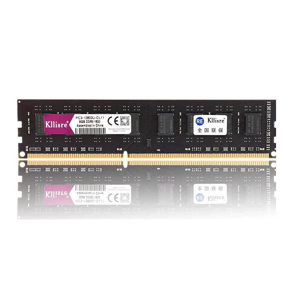 Kllisre DDR3 8GB 1600MHz Desktop Ram Memory Desktop Ram Memory Desktop Memory