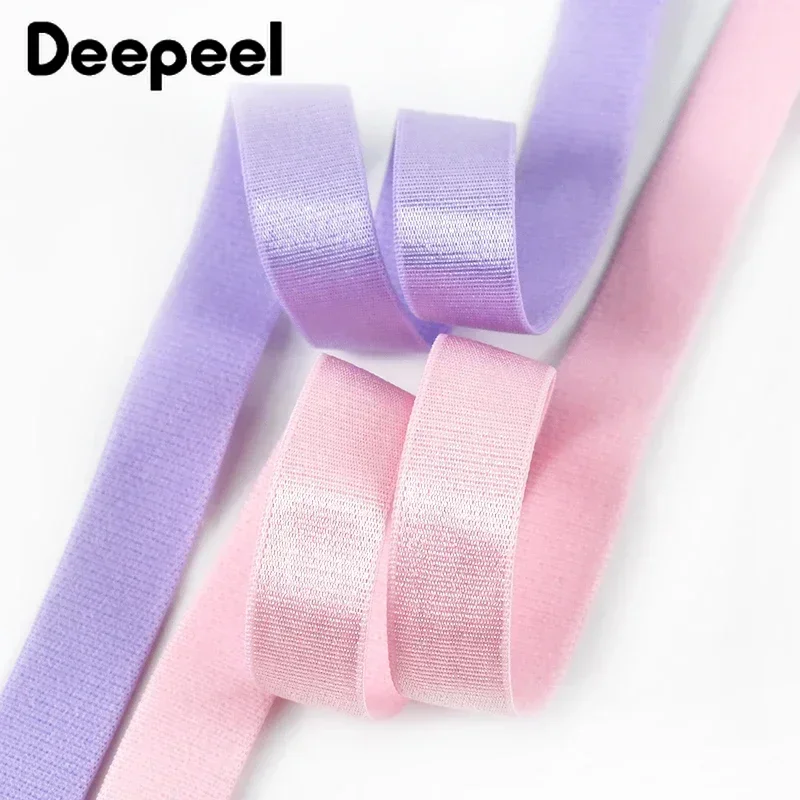 Soft Nylon Elastic Bands Underwear Bra Strap Rubber Band Garment Shoulder Straps Stretch Tape Sewing Accessories 5Meters 6-25mm
