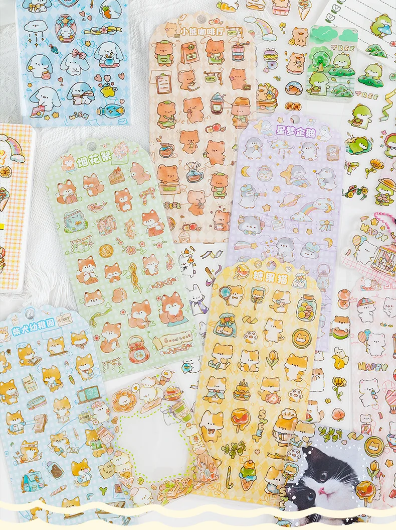 Paquet De 100 Gommettes, Autocollant Scrapbooking Autocollants Imperméables