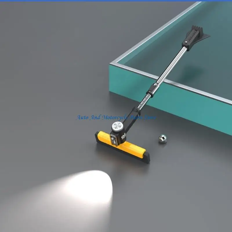P9FD Einstellbare Länge Automotive Schnee Pinsel Schaufel Werkzeug Metall Verstärkte ABS Materialien Ergonomisches Winter Auto – Detail 8