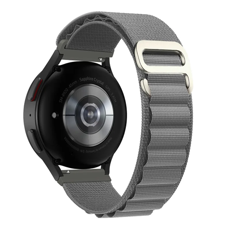 Durable Nylon Loop Strap Wristband, 22mm