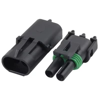2Pin 2.5mm GM Automotive Weather Pack Waterproof Connector Male Female Plug Socket DJ3021Y-2.5-11/21  For GM 5