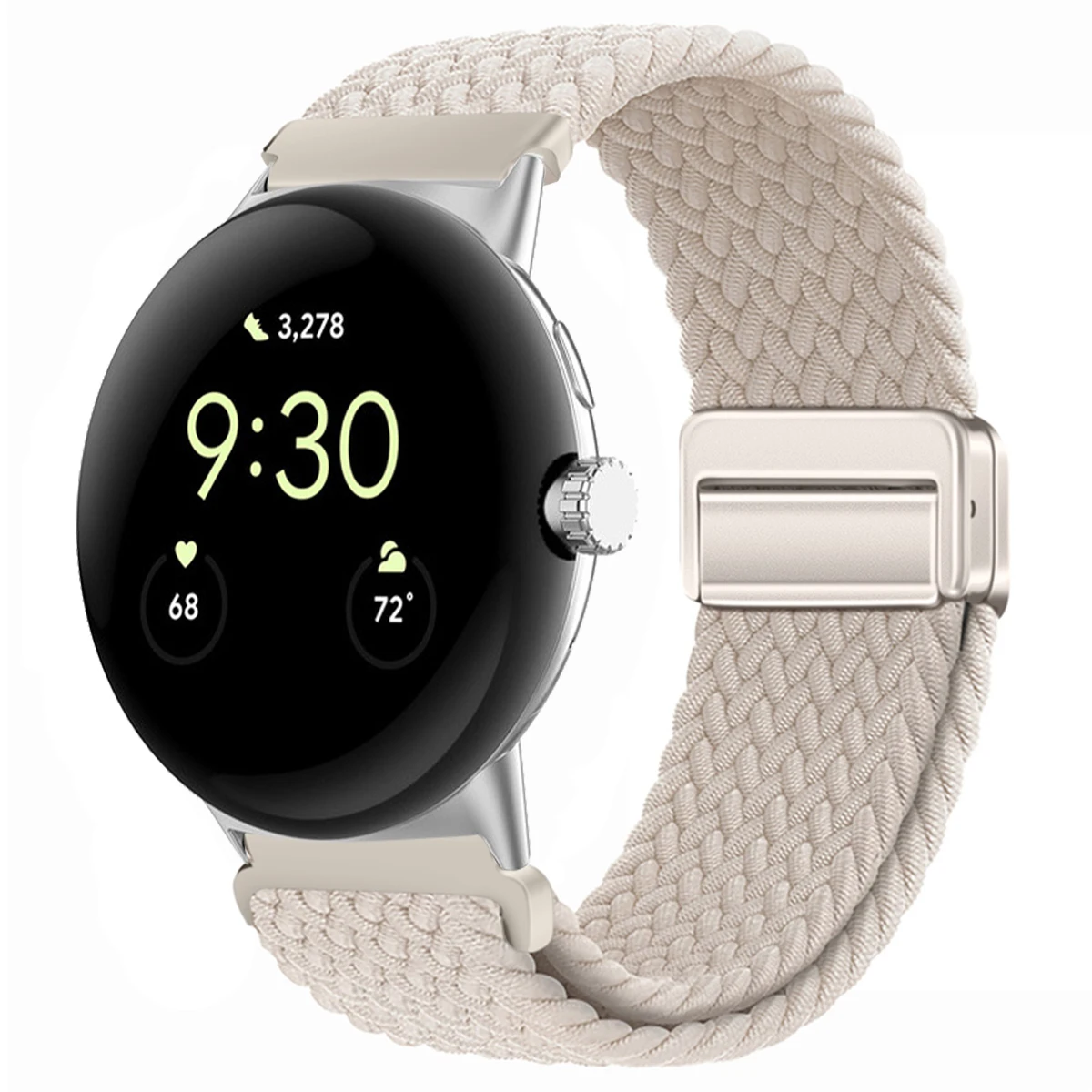 Nylon Braided Magnetic Wristband Bracelet - Universal Fit