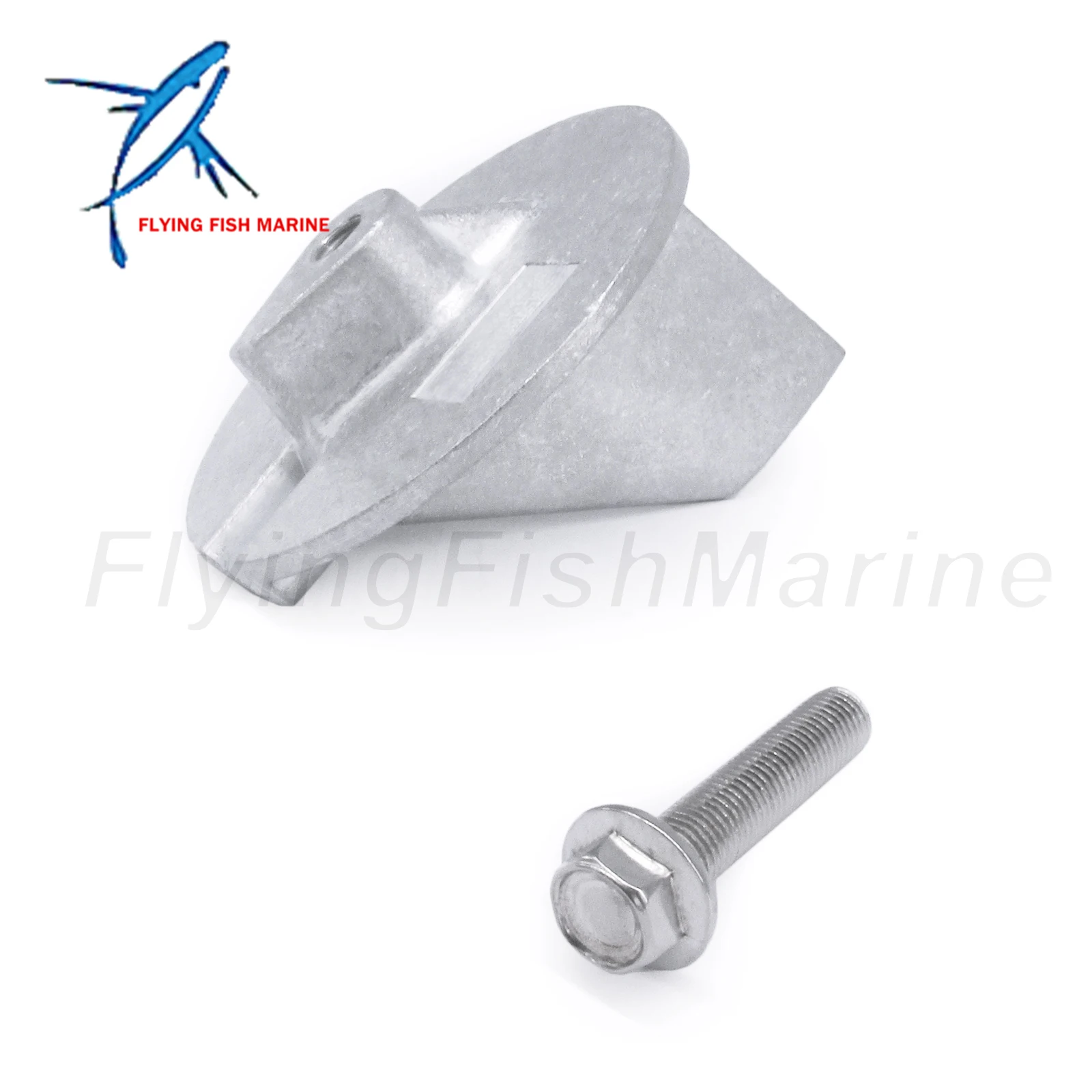 Outboard Engine 6E5-45371-01 Tab Trim Anode for Yamaha Boat Motor 115HP-225HP 2/4-stroke, 18-6097